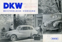 DKW Meisterklasse Prospekt ca. 1953