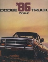 Dodge Pickups Prospekt 1986