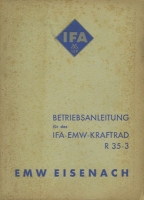 IFA-EMW R 35-3 Bedienungsanleitung 7.1952