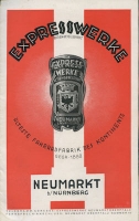 Express Fahrrad Programm 1920er Jahre
