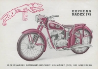 Express Radex 175 Prospekt 1950er Jahre