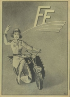 FF 43 ccm Motorroller Prospekt 1950er Jahre