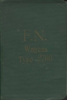 FN Typ 2700 16-24 PS Bedienungsanleitung ca. 1914