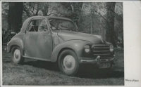 Fiat 500 C Ansichtskarte 1952
