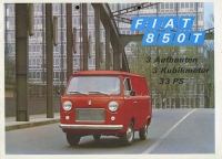 Fiat 850 T Prospekt ca. 1971