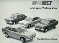 Fiat 128 Sport Coupé Prospekt 1972