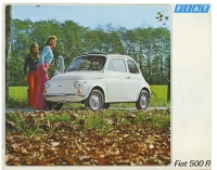Fiat 500 R Prospekt 5.1973