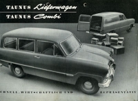 Ford Taunus Lieferwagen / Kombi Prospekt ca. 1953