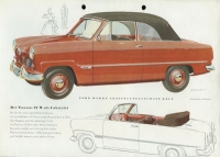 Ford Taunus 12 M Cabriolet Prospekt ca. 1954