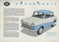 Glas Goggomobil Programm 1958