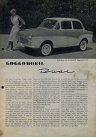 Glas Goggomobil T 600 700 Test 1959