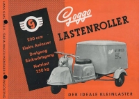 Goggo Lastenroller Prospekt 1955/56