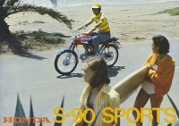 Honda S-90 Sports Prospekt ca. 1970