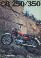 Honda CB 250 / 350 Prospekt ca. 1970