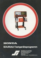 Honda Souriau Testgeräte Programm 1979
