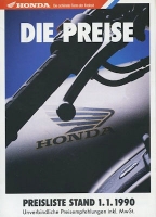 Honda Preisliste 1.1990