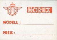 Horex / Zweirad Röth Preisschild ca. 1979
