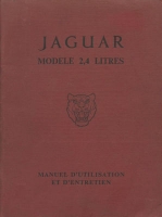 Jaguar 2.4 Bedienungsanleitung 1955/56 f