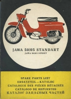 Jawa 50/05 Standart / Sport Ersatzteilliste 1966