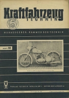 Kraftfahrzeugtechnik KFT 1951 Heft 10