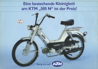 KTM Mofa 505 N Prospekt ca. 1984