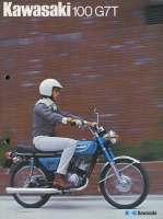 Kawasaki 100 G 7 T Prospekt ca. 1975