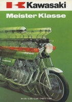 Kawasaki Meister Klasse Prospekt ca. 1981