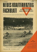 Das Kraftfahrzeug Fachblatt 1949 Heft 9