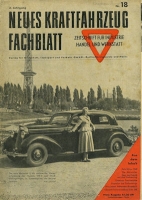Das Kraftfahrzeug Fachblatt 1949 Heft 18