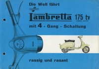 Lambretta 175 tv Prospekt 3.1961