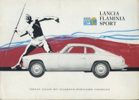Lancia Flaminia Sport 3 C Zagato Prospekt ca. 1963