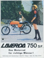 Laverda 750 SF Prospekt ca. 1974
