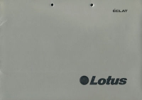 Lotus Eclat Prospekt ca. 1977