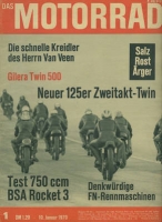 Das Motorrad 1970 Heft 1