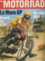 Das Motorrad 1970 Heft 12