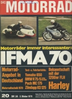 Das Motorrad 1970 Heft 20