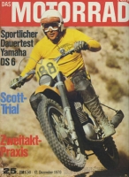 Das Motorrad 1970 Heft 25
