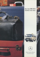Mercedes-Benz MB 100 D Taxi Prospekt 6.1992