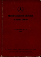 Mercedes-Benz 170 S Ersatzteilliste 1952
