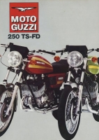 Moto Guzzi 250 TS-FD Prospekt ca. 1976