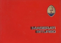 Maserati Biturbo Bedienungsanleitung 2.1984