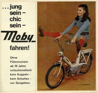 Mobylette Mini Moby Prospekt 1970er Jahre