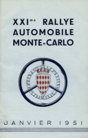 Règlement XXI. Rallye Monte-Carlo 1951