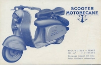 Motobecane 125 ccm Roller Prospekt 10.1951