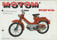 Motom Nova Prospekt ca. 1966