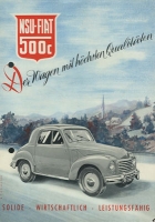 NSU-Fiat 500 C Prospekt 12.1953