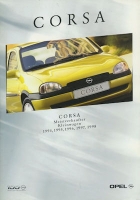 Opel Corsa Prospekt 6.1999