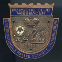 Plakette Porsche Club Wiesbaden 1963