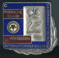 Plakette Porsche Club Wiesbaden 1964