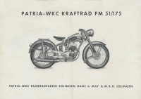 Patria WKC 51/175 Prospekt 1950er Jahre